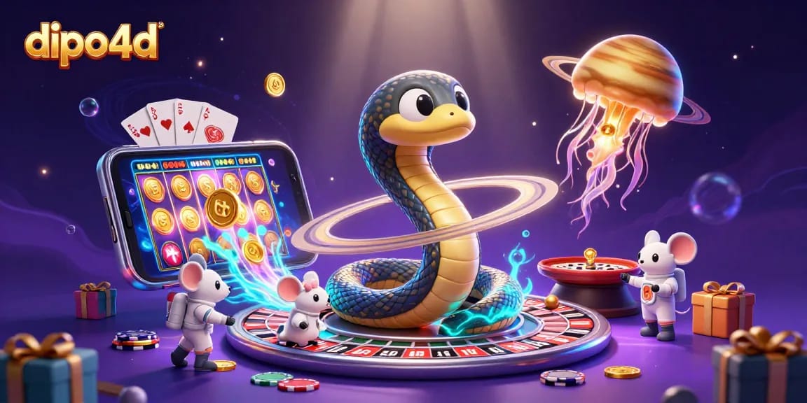 Experience the excitement of dipo4d as cosmic mice bet on roulette rings in a vibrant casino universe.