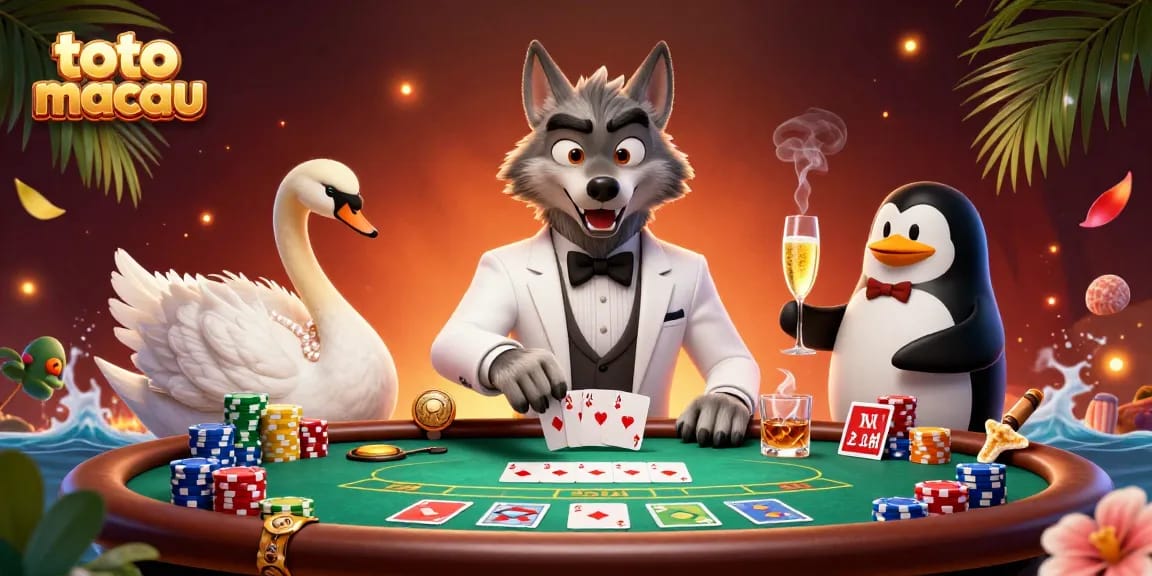 Menangkan taruhan di toto macau dengan karakter unik di meja baccarat dan kartu kasino