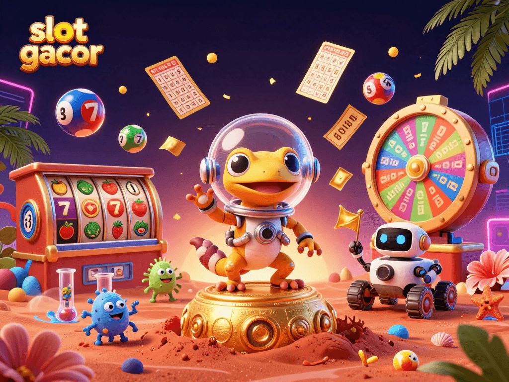 Menangkan slot gacor dengan grafik yang kaya dalam ilustrasi 3D yang memukau dan penuh detail.