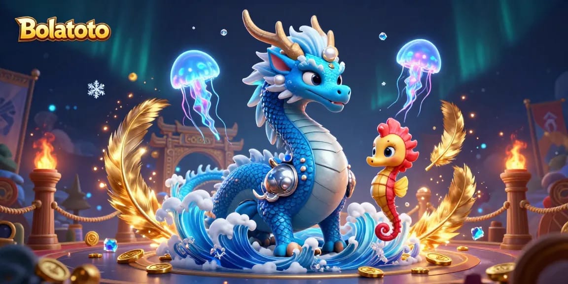 Experience thrilling action with Bolatoto's vibrant gaming arena featuring captivating sea creatures and dynamic elements.