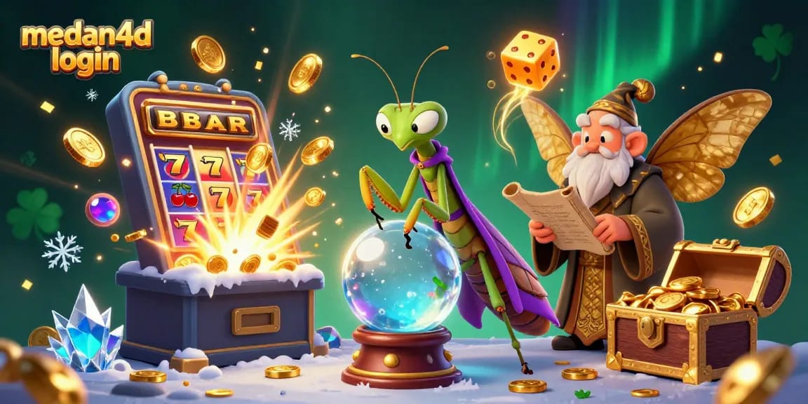 Permainan slot mega dengan medan4d login dan karakter makhluk mistis beraksi di kasino