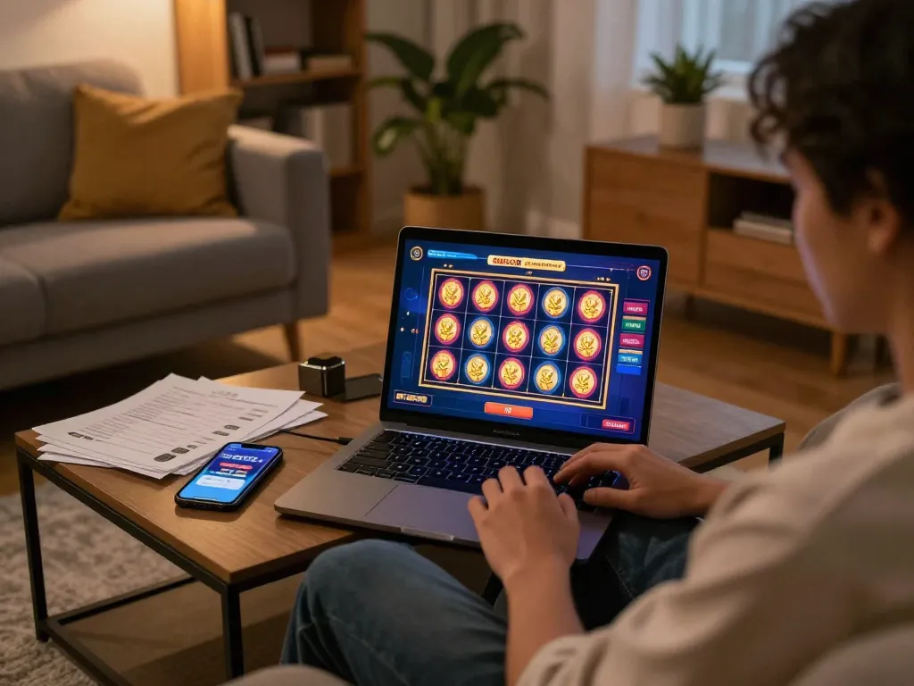 Pengaturan permainan di rumah yang menarik dengan link login qqslot resmi untuk pengalaman slot online yang hidup.