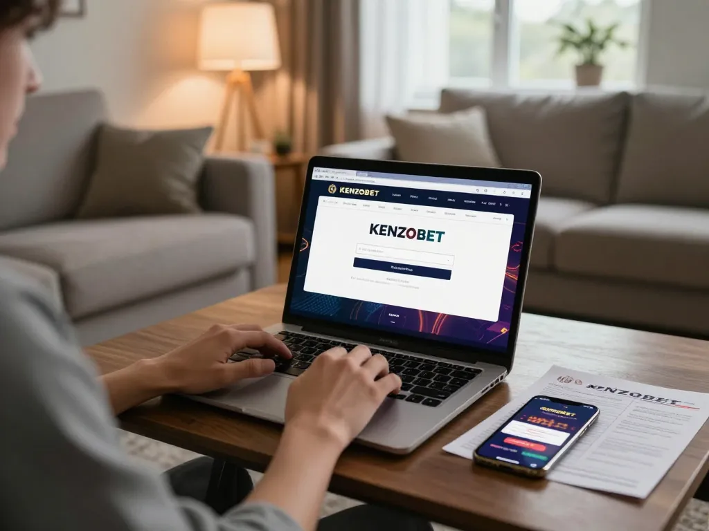 Login to KENZOBET while enjoying a cozy online gaming experience at home.