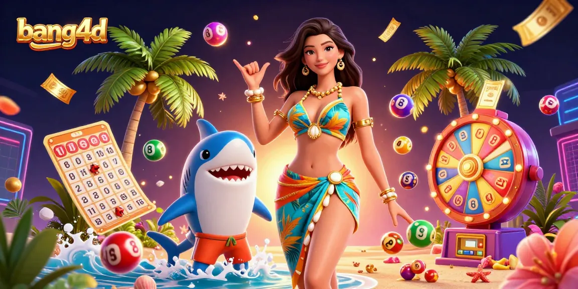 Experience thrilling wins at bang4d with vibrant lottery balls and exciting casino elements.