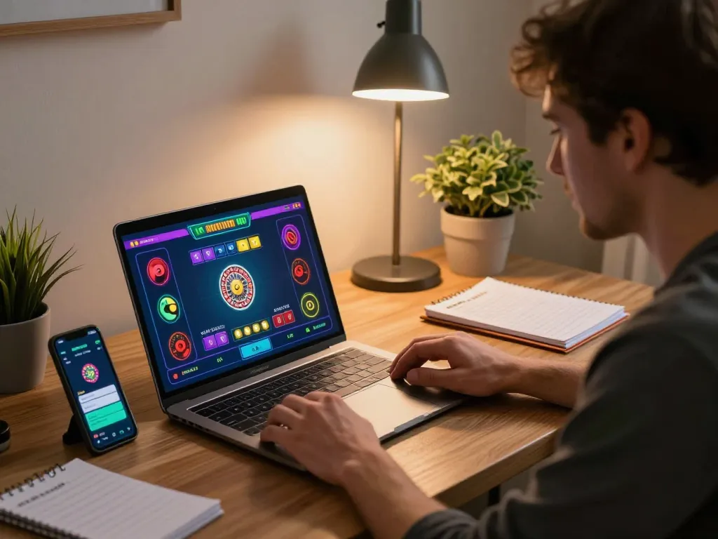 Pemain menggunakan kasino online alexis500 untuk menikmati rolet dealer langsung di rumah sambil menganalisis odds.