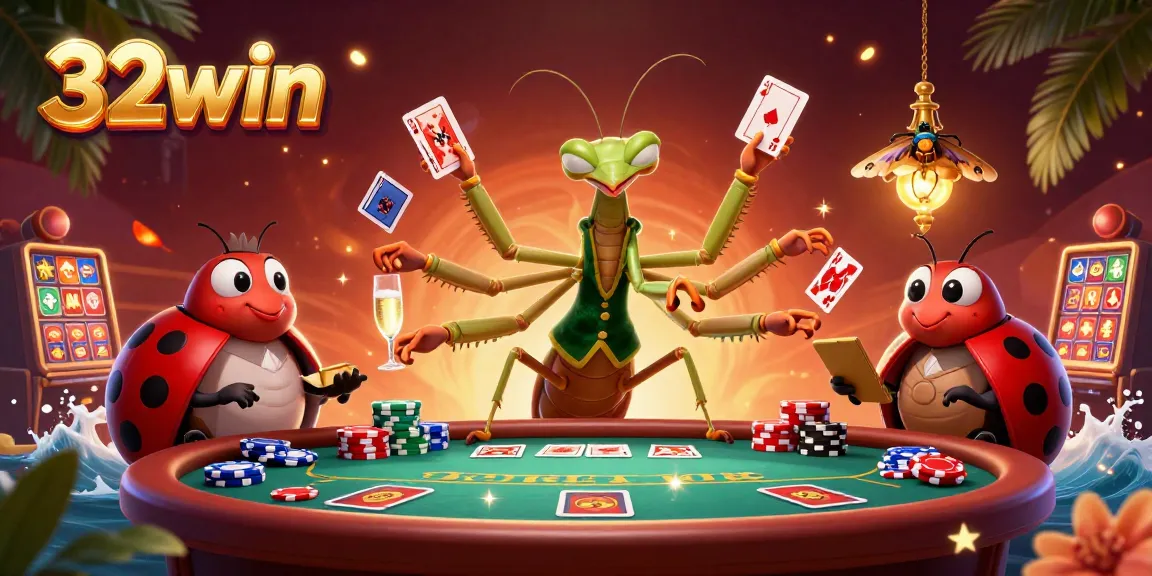 Experience thrilling gameplay at 32win with vibrant casino elements and enchanting characters.