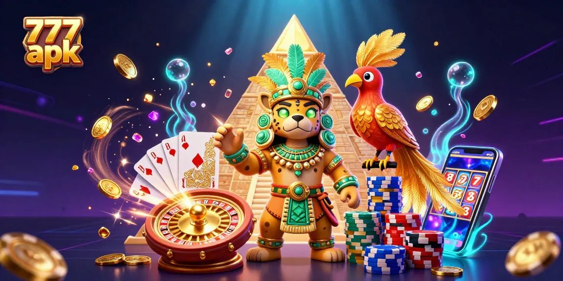 Play exciting games with 777 apk featuring dazzling jackpots and vibrant casino elements.