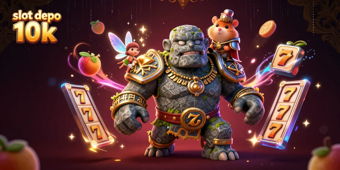 Experience thrilling gameplay with slot depo 10k in a vibrant 3D casino scene