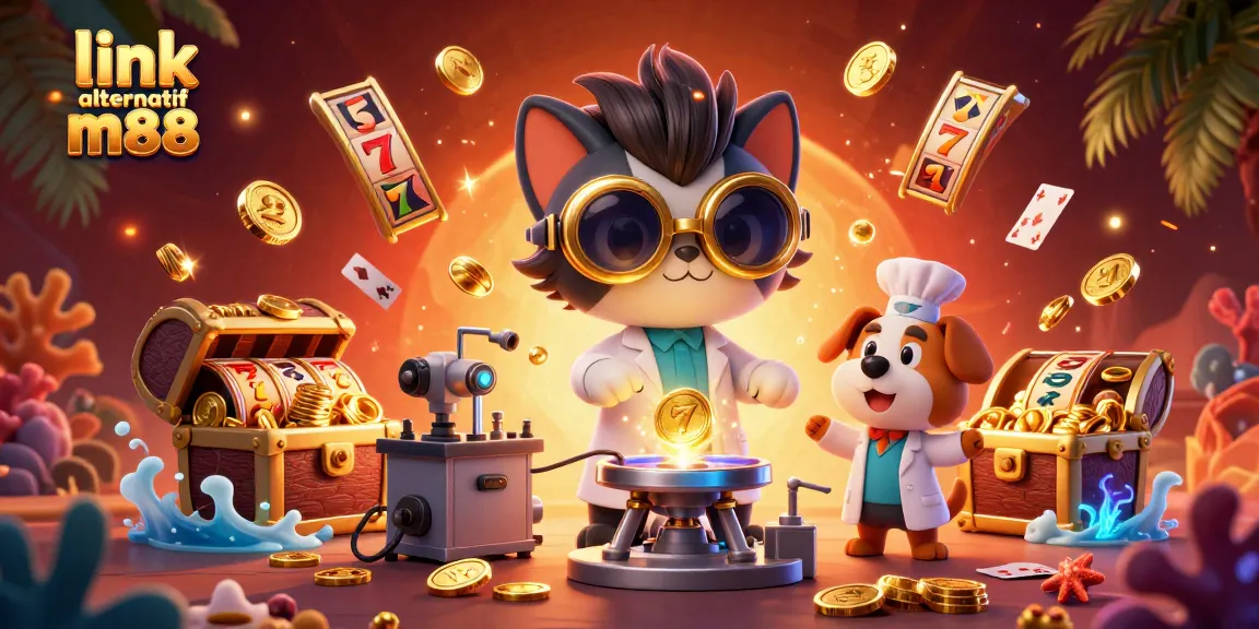 Menangkan jackpot dengan link alternatif m88 di kasino online, disertai karakter unik dan permainan menarik.
