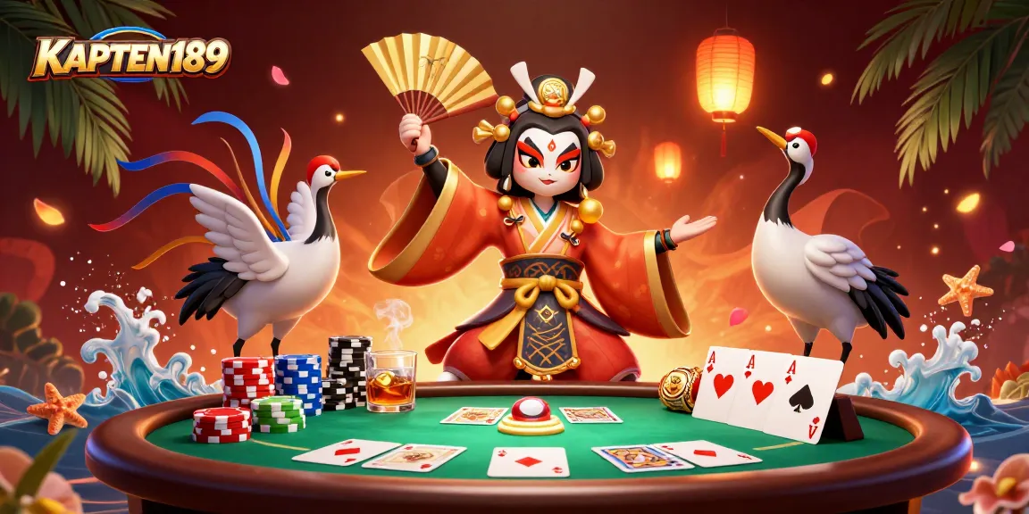 KAPTEN189 mengatur permainan judul slot dengan suasana kasino mengasyikkan dan karakter yang berwarna-warni.