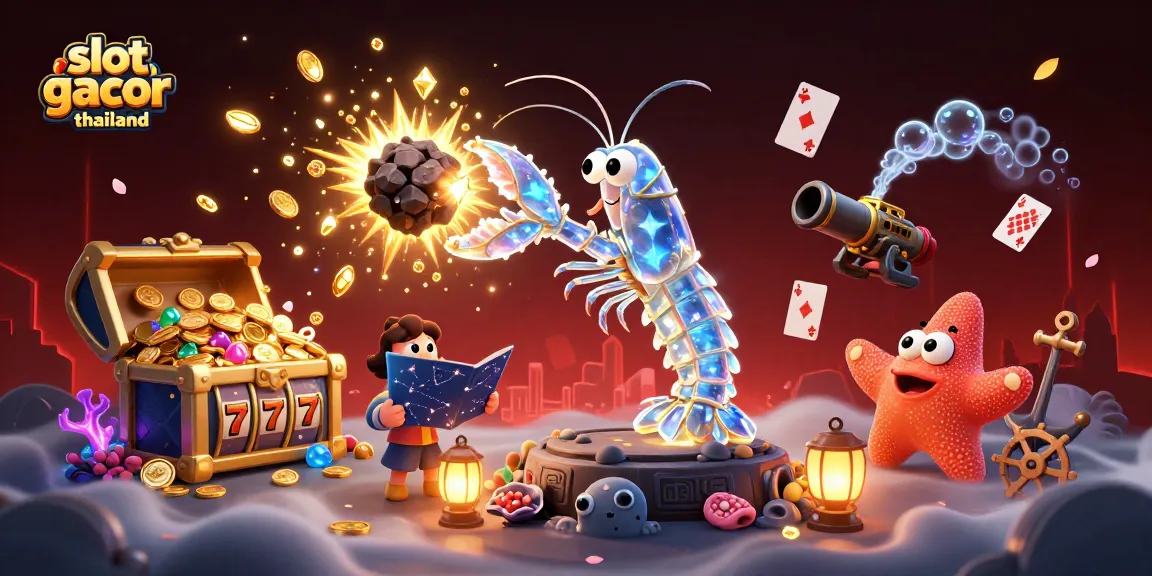 Engage with slot gacor thailand in a vibrant casino scene bursting with energy.