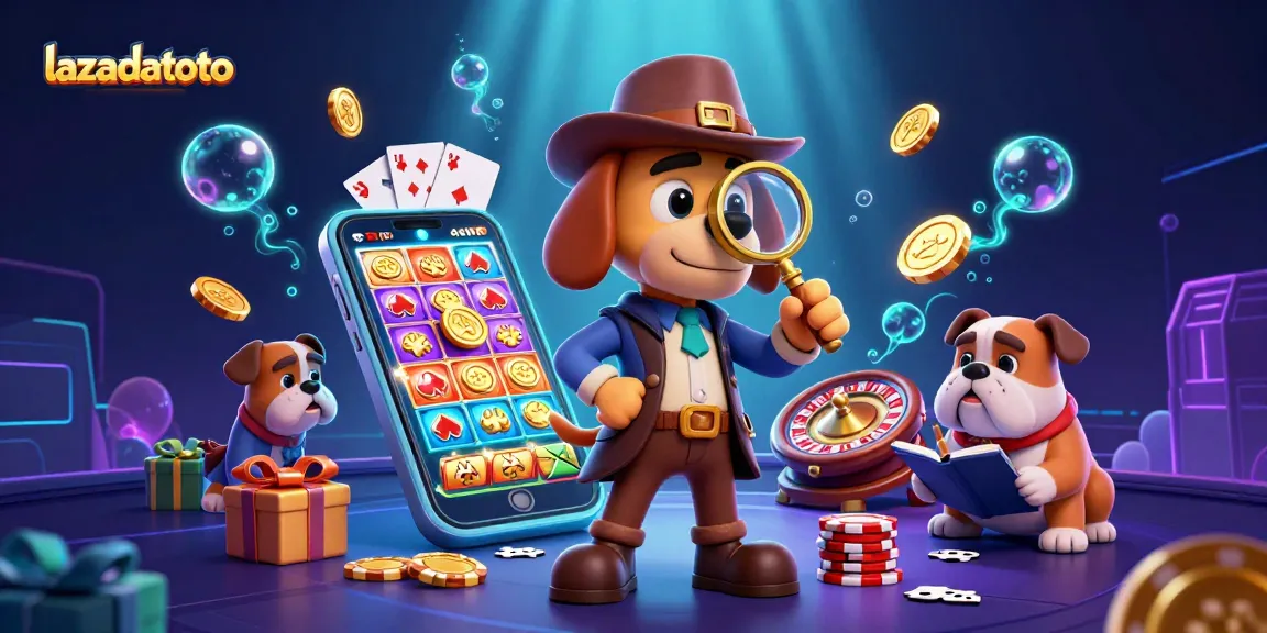 Mengungkap temuan di lazadatoto, detektif anjing bloodhound dan bulldog Watson mencari koin poker emas.