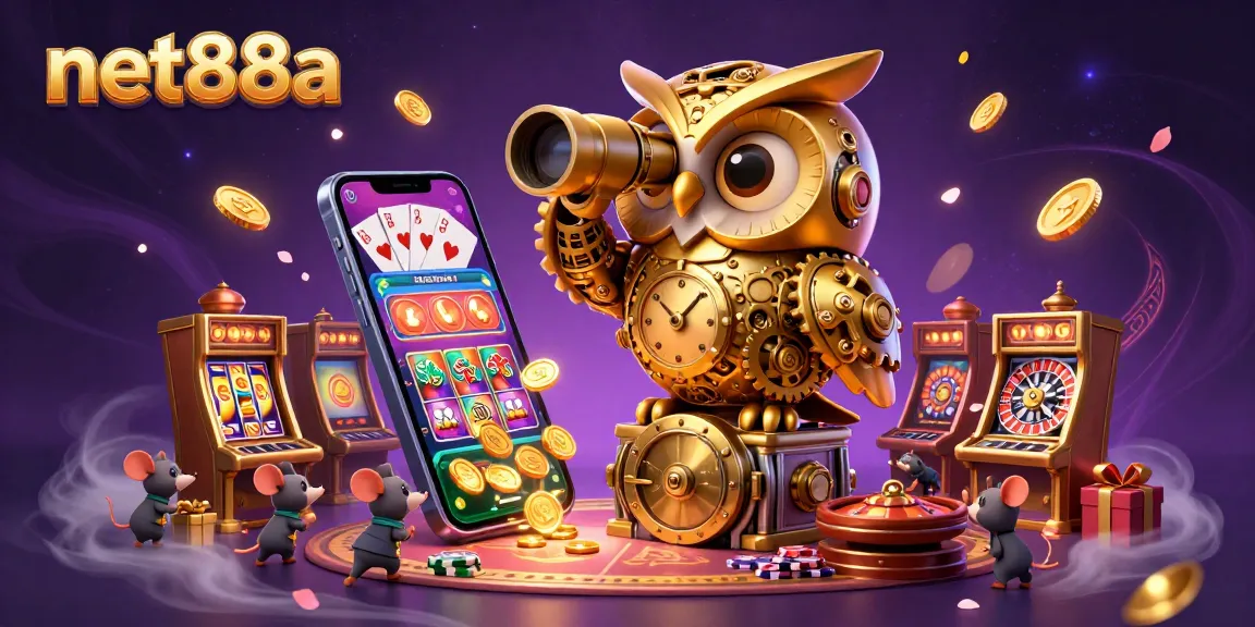 Experience thrilling slot games and winning strategies with net88a's vibrant casino atmosphere.