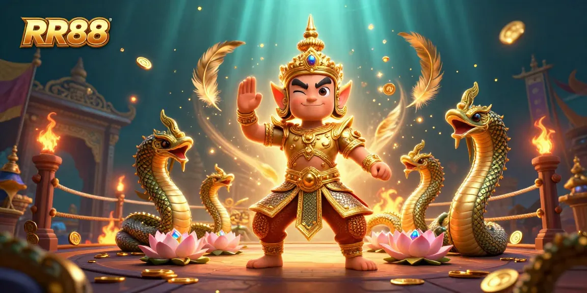 Experience exciting gaming moments with RR88, featuring vibrant characters and immersive casino elements.