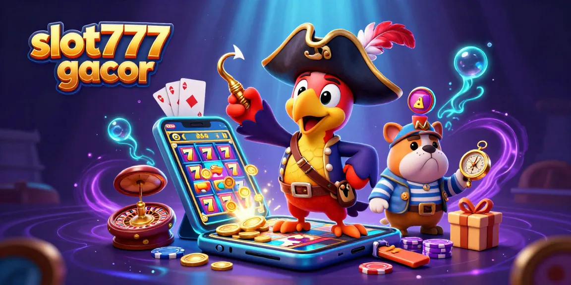 Raih kemenangan besar di slot777 gacor dengan petunjuk bertema bajak laut dalam ilustrasi 3D menarik.