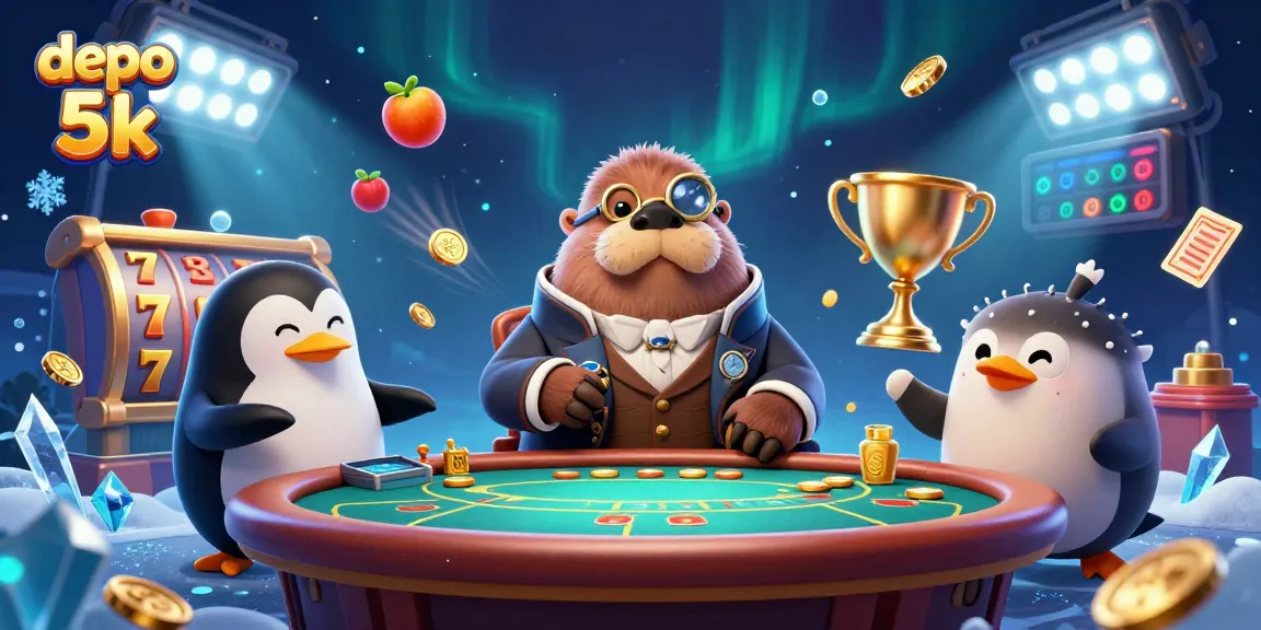 Experience thrilling gameplay with depo 5k through slots, showcasing vivid animated characters.