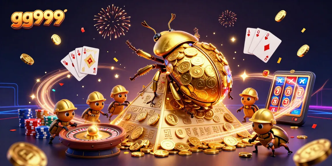 Menangkan jackpot di gg999 dengan keberuntungan kompak dan simbol kasino berkilauan.