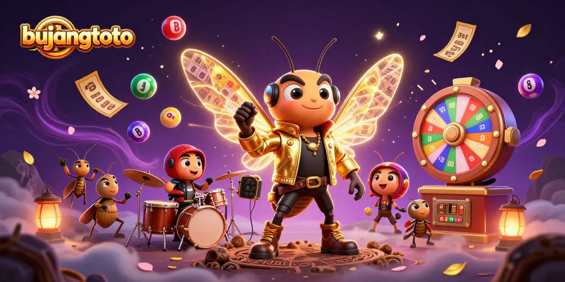 Memenangkan peluang di bujangtoto dengan cicada rock star dan elemen permainan lotere yang energik