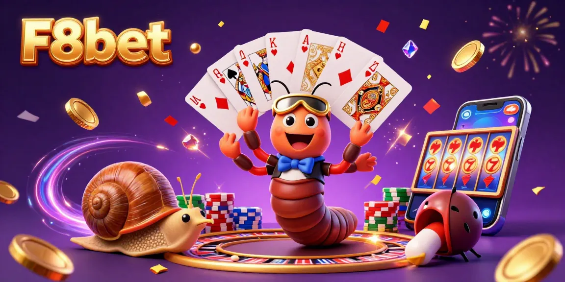 Experience thrilling gameplay with F8bet's lively dealer and high-roller amidst rich casino elements.